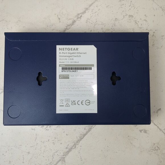 NETGEAR ProSAFE 8-Port Gigabit Ethernet Switch GS108v4 w/ Power Supply - Picture 6 of 10